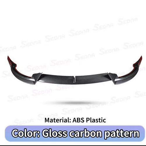 For 2017-2023 Tesla Model 3 Front Bumper Lip Chin Diffuser / front Spoiler Deflector Body Kit Tuning Accessories